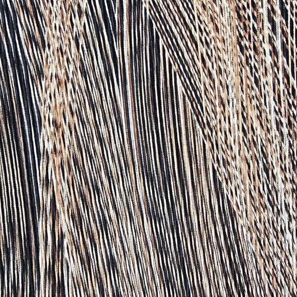 Vintage Arden B Shirt Womens Large Brown Flare Sleeves V-Neck Boho Stretch Y2K - Picture 4 of 12